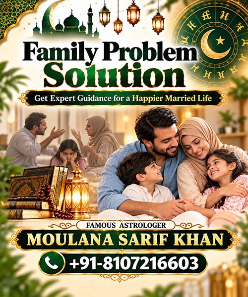 Family problem solution by Astrologer Moulana Sarif Khan